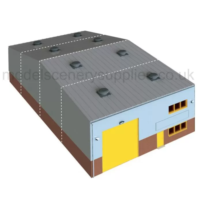 Modern Industrial Retail Unit Extension Kit OO Wills SSM315
