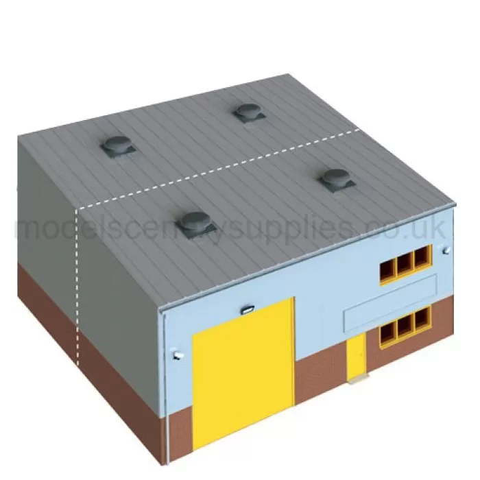 Modern Industrial Retail Unit Extension Kit OO Wills SSM315