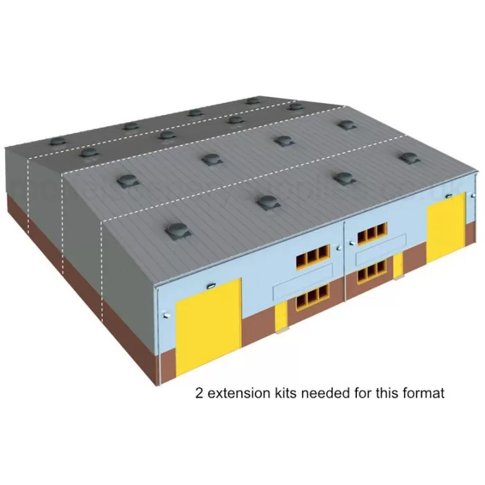 Modern Industrial Retail Unit Extension Kit OO Wills SSM315
