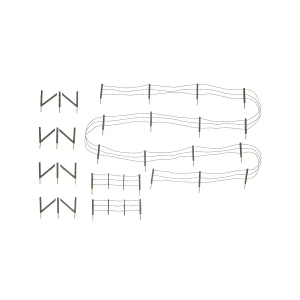 Barbed Wire Fence N gauge