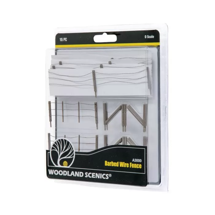 Barbed Wire Fence O Scale