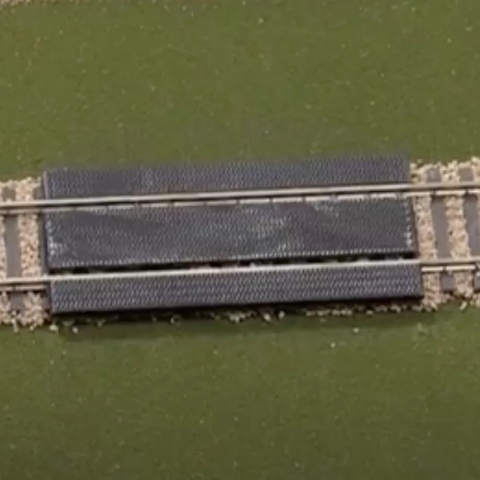 Steel Level Crossing N gauge C1150