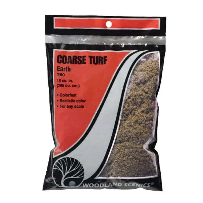 Coarse Turf Earth Woodland Scenics