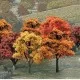 Deciduous Trees Autumn Colours Woodland Scenics Value Pack 70 - 120mm