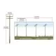 Electric Telegraph Poles Double Bar Pre-wired From Woodland Scenics N Gauge 