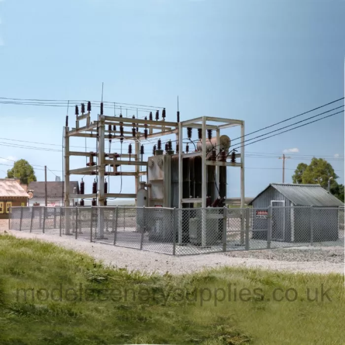 Electric Substation from Woodland Scenics  N gauge