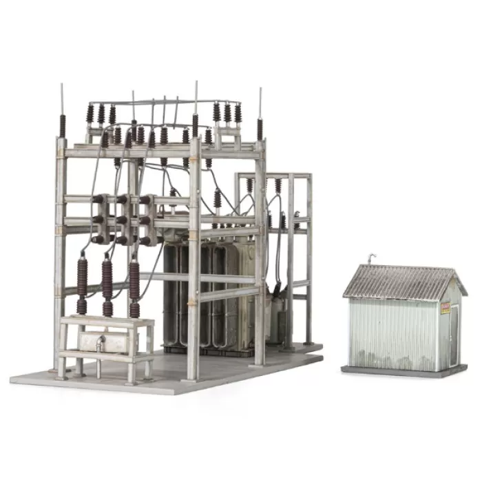 Electric Substation from Woodland Scenics  N gauge
