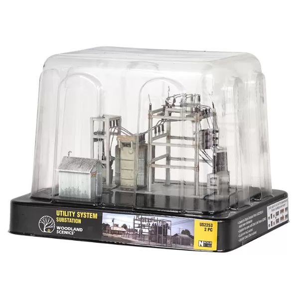 Electric Substation from Woodland Scenics  N gauge