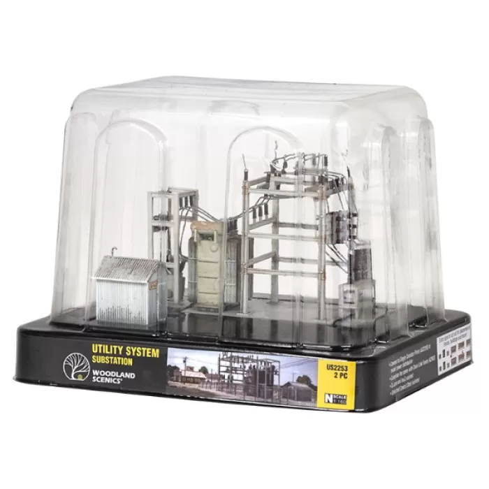 Electric Substation from Woodland Scenics  N gauge