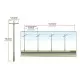 Electric Telegraph Poles single Bar Pre-wired From Woodland Scenics  1:43