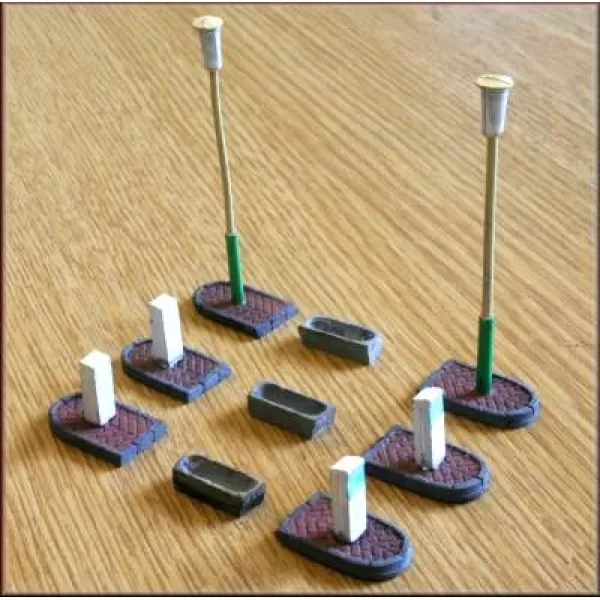 Traffic  Island and Bollards OO