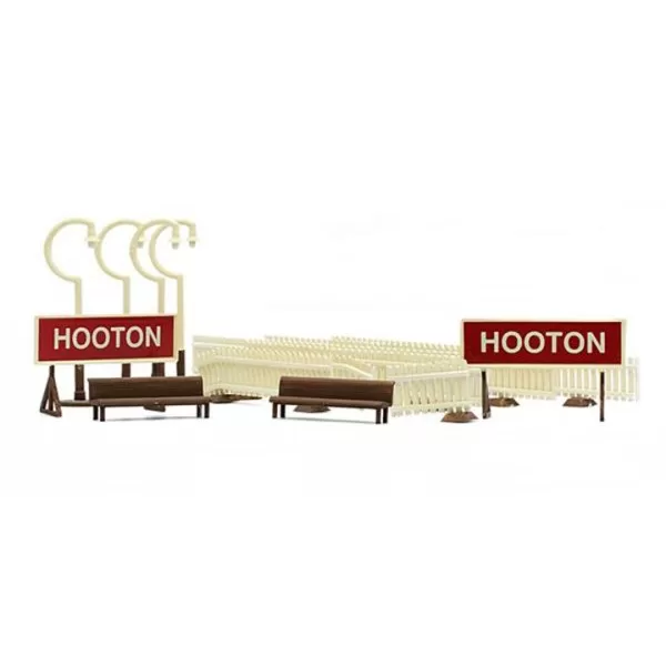 Platform Fittings,  Lights, Fencing, Seats and Signs  OO C011