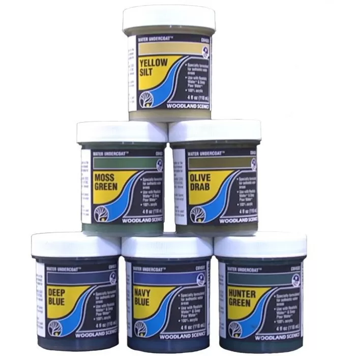 Model Water Paint Undercoat by Woodland Scenics