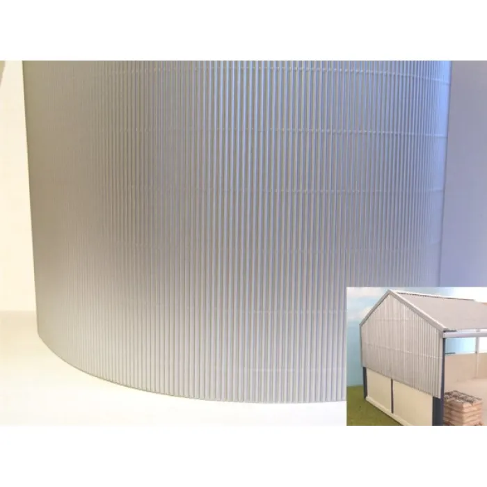 Corrugated Card Silver 1:32