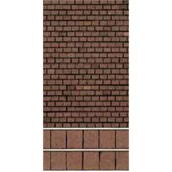 Red Tiles building paper  OO