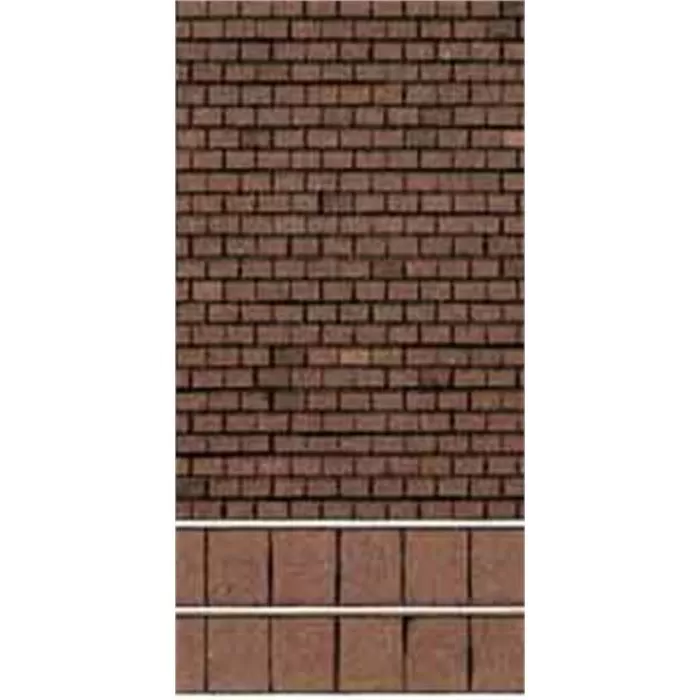 Red Tiles building paper  OO