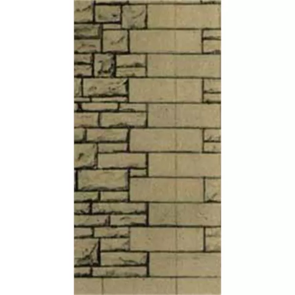 Grey sandstone rubble walling building paper  OO