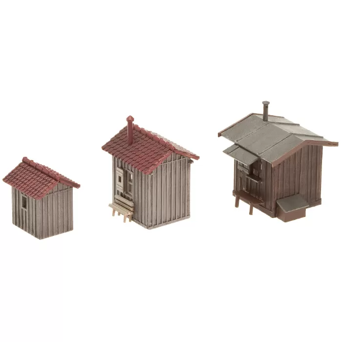 Lineside Huts 3 pack OO