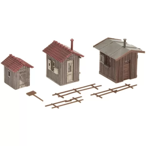 Lineside Huts 3 pack OO