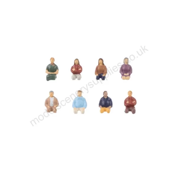 Seated People without legs Coach Passengers OO pack2 Faller 151685