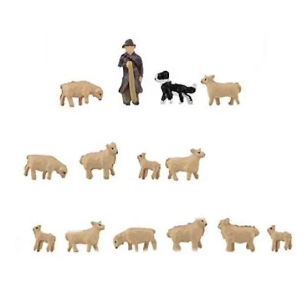 Shepherd and sheep  N 