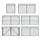 Iron Railing Fence with Gates OO Faller 180004
