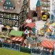 Market Stalls Market stands and barrows OO Faller 180582
