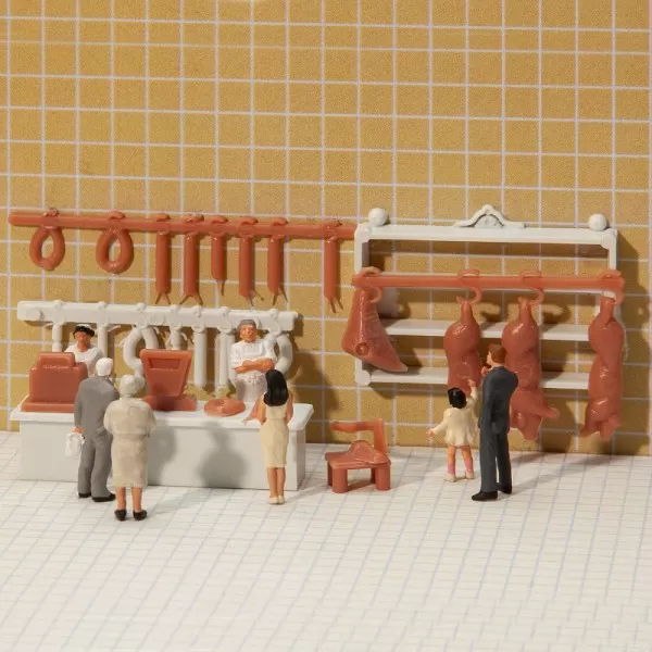 Butcher’s shop interior OO