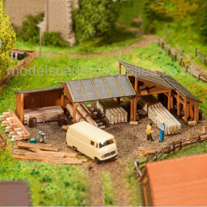 Timber storage sheds or farm buildings N