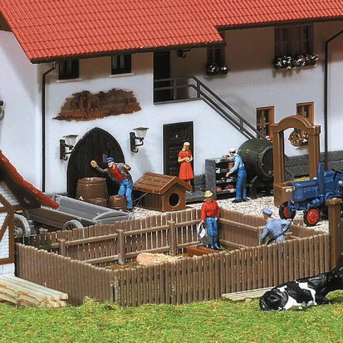 Picket Paling Fence  N Gauge