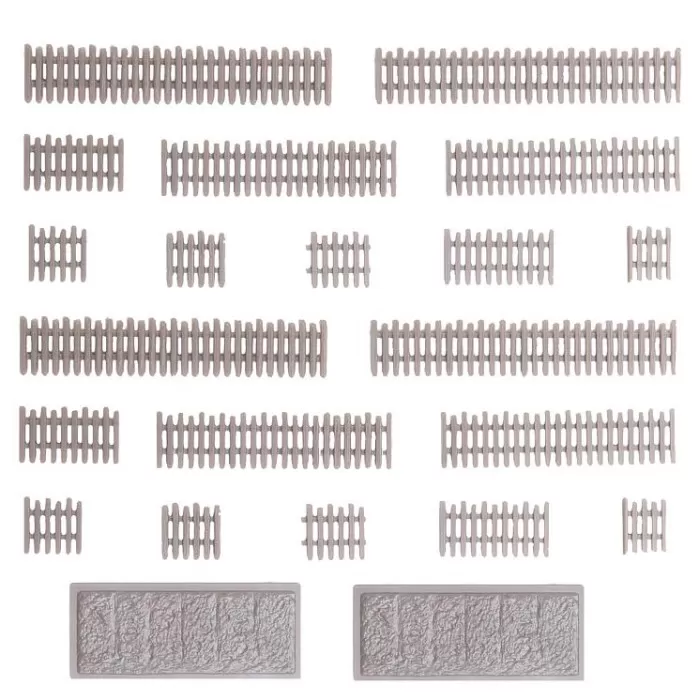 Picket Paling Fence  N Gauge