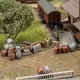 Boxes Crates Barrels Load  N gauge Faller 272918