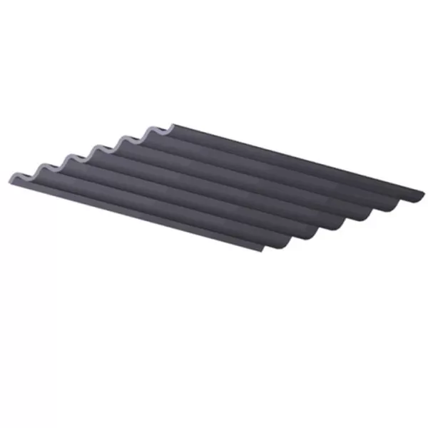 Corrugated Roofing Sheets Grey 1:32 by Juweela