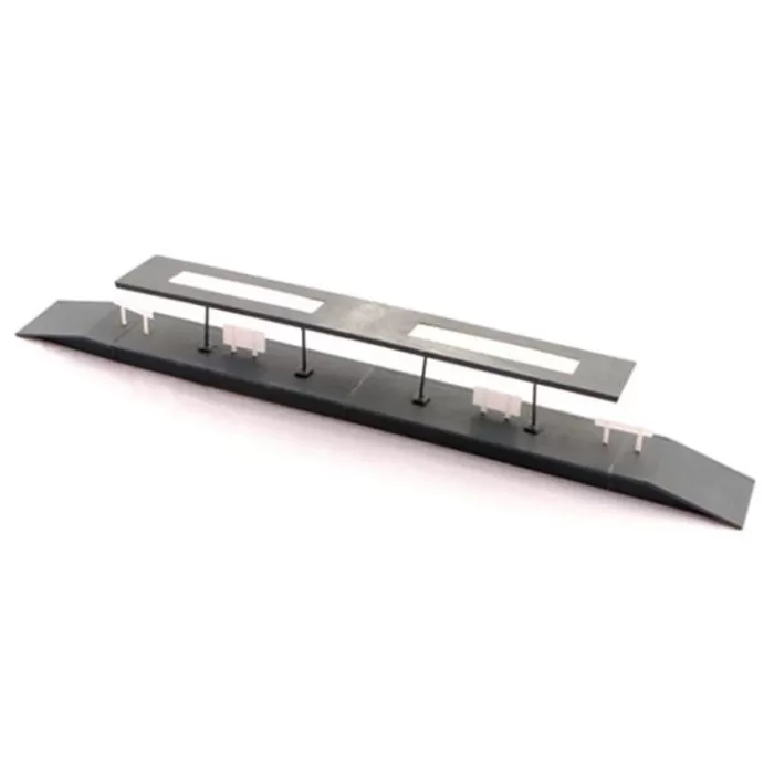 Island Platform With Modern Flat Canopy    N Gauge  GMKD10
