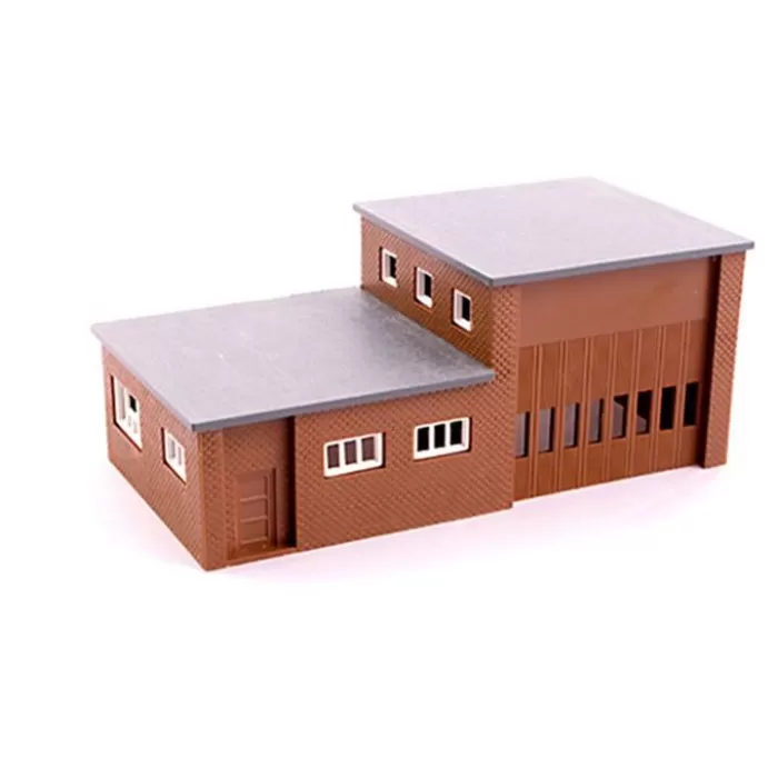 Modern Fire Station N Gauge GMKD40
