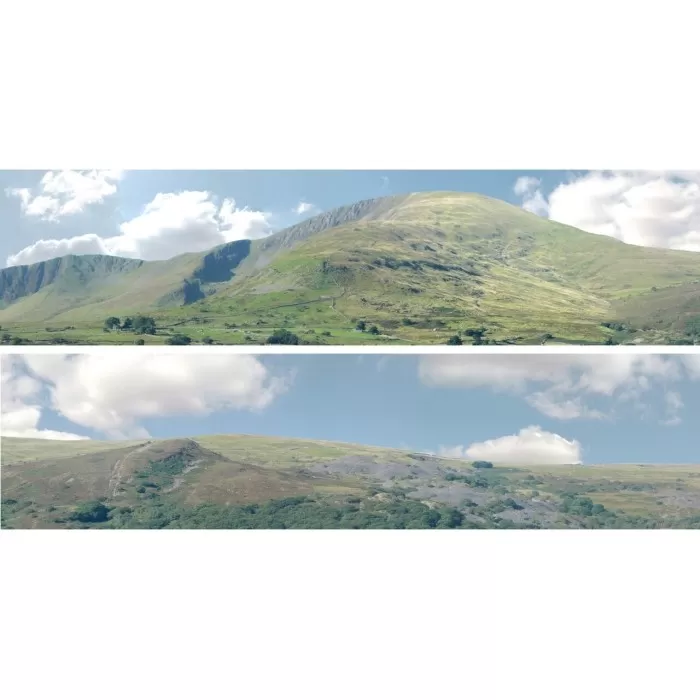 Backscene Llanberis 255B OO Self Adhesive 15inch tall