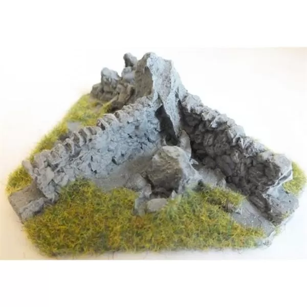 Dry stone wall corner Terrain 20-25mm  JCORN1