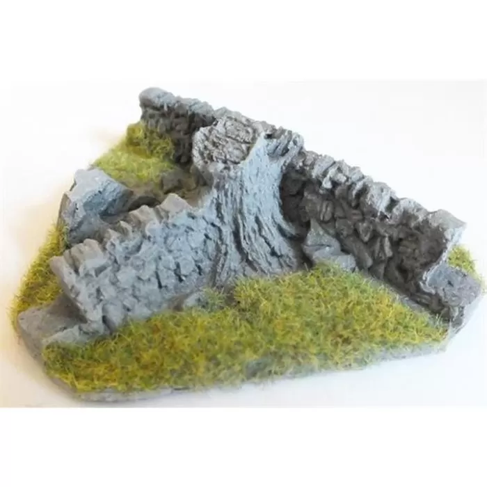 Dry stone wall corner Terrain  20-25mm  JCORN2