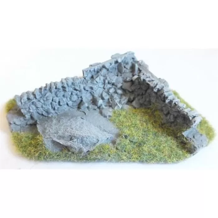 Dry stone wall corner Terrain 20-25mm  JCORN5