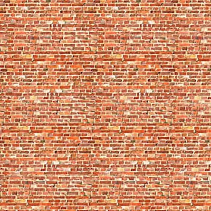 Self-Adhesive Building Paper Light Old Red Brick OO