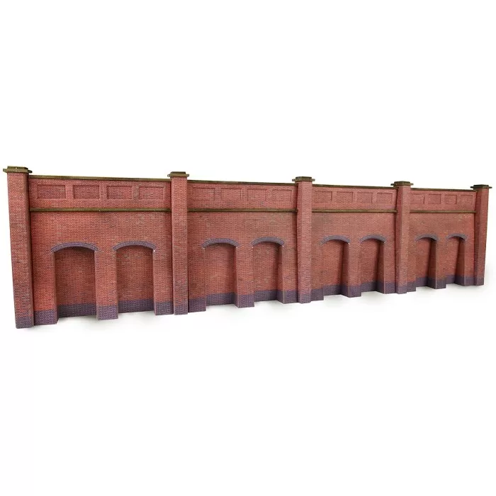 N gauge Retaining Wall in Brick Metcalfe PN145