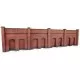 N gauge Retaining Wall in Brick Metcalfe PN145
