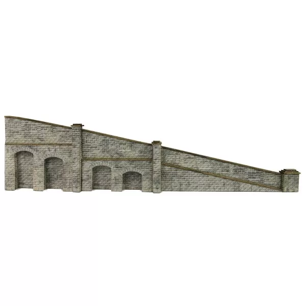 N gauge Retaining Wall Tapered in Stone Metcalfe PN149