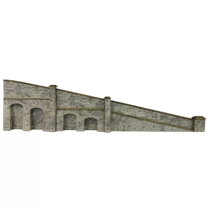N gauge Retaining Wall Tapered in Stone Metcalfe PN149