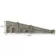N gauge Retaining Wall Tapered in Stone Metcalfe PN149