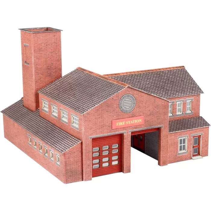 N Gauge Fire Station Metcalfe PN189