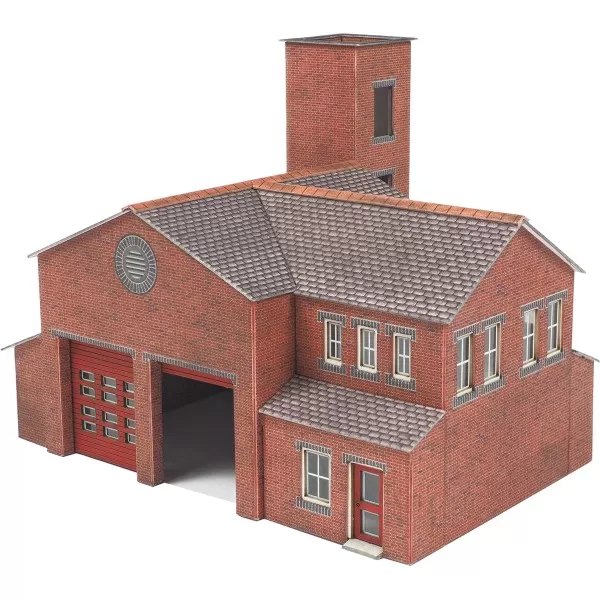 N Gauge Fire Station Metcalfe PN189