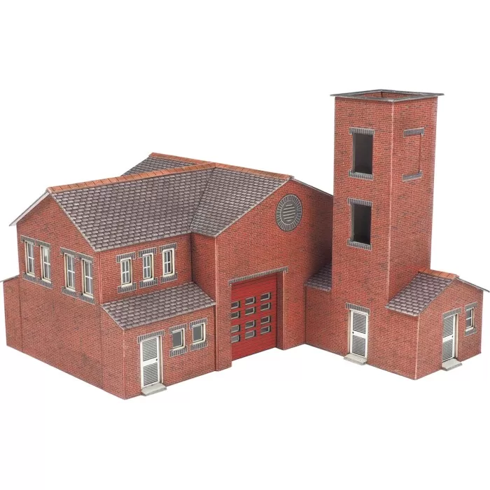 N Gauge Fire Station Metcalfe PN189