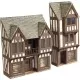 N gauge Low Relief Timber Framed Shop Fronts Metcalfe PN190