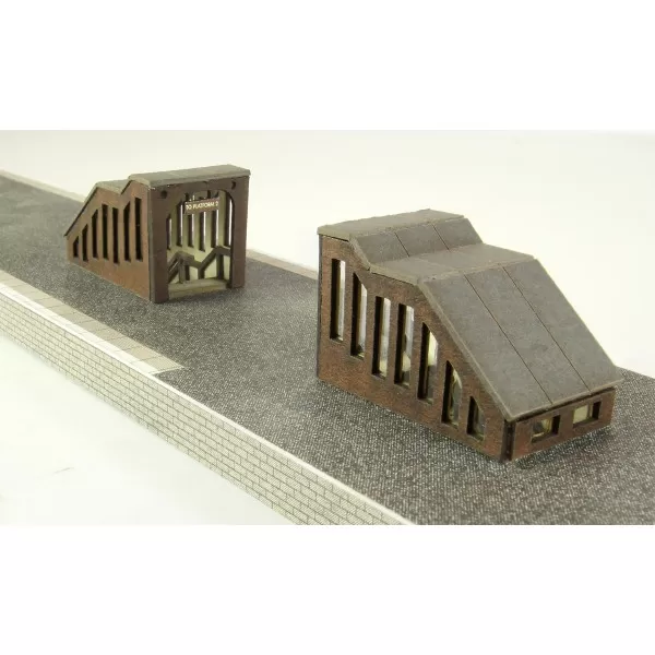 Platform Underpass stairway Metcalfe PN816 N gauge